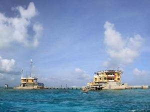 Đảo Đá Lớn.(Ảnh: Trọng Đạt/TTXVN)