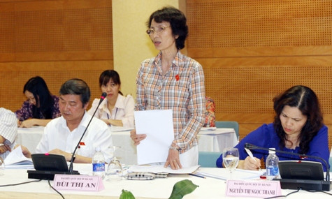 Đại biểu Quốc hội Bùi Thị An - Đoàn ĐB TP. Hà Nội (Ảnh: TTXVN) Đại biểu Quốc hội Bùi Thị An - Đoàn ĐB TP. Hà Nội (Ảnh: TTXVN)