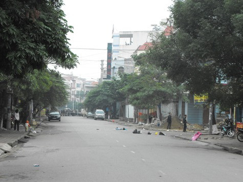 Hiện trường vụ nổ Hiện trường vụ nổ