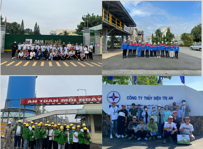 Sinh viên ngành Quản lý tài nguyên và môi trường Trường Đại học Tài nguyên và Môi trường Thành phố Hồ Chí Minh được tham gia học tập tại nhiều doanh nghiệp, nhà máy. Ảnh: NTCC. thực tập.png