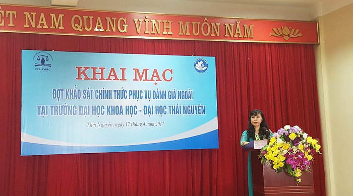 Phó giáo sư Nguyễn Phương Nga phát biểu tại buổi lễ khai mạc (Ảnh: Thùy Linh) Phó giáo sư Nguyễn Phương Nga phát biểu tại buổi lễ khai mạc (Ảnh: Thùy Linh)