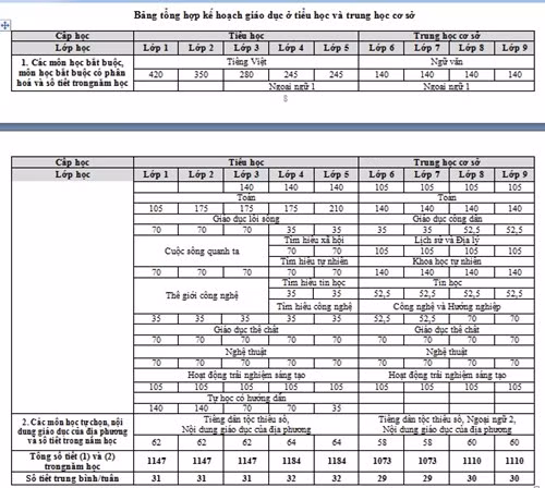 Chuyên gia góp ý về thứ tự môn học trong chương trình mới ảnh 3