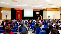 Toàn cảnh hội thảo “Dinh dưỡng học đường: Những điều cần biết cẩm nang Bữa ăn tiêu chuẩn trong học đường”. ảnh: Hoàng Lực. Toàn cảnh hội thảo “Dinh dưỡng học đường: Những điều cần biết cẩm nang Bữa ăn tiêu chuẩn trong học đường”. ảnh: Hoàng Lực.