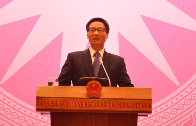 Bộ trưởng Vũ Đức Đam - Chủ nhiệm Văn phòng Chính phủ (Ảnh: Tuấn Nam)
