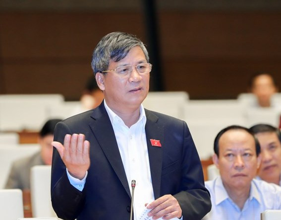 Đại biểu Quốc hội Nguyễn Anh Trí đoàn Hà Nội (ảnh quochoi.vn).