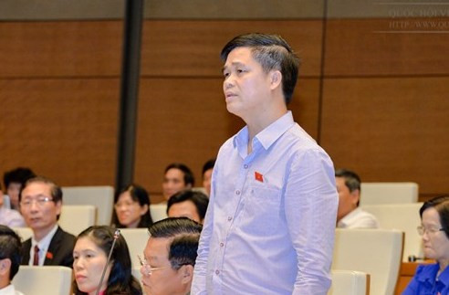 Đại biểu Ngọ Duy Hiểu đoàn Hà Nội (ảnh: quochoi.vn).