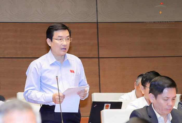 Đại biểu Phạm Trong Nhân đoàn Bình Dương (ảnh quochoi.vn).