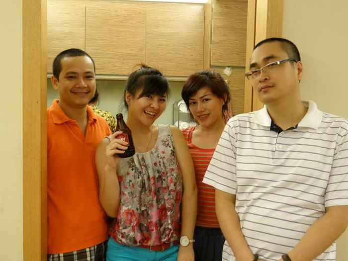 Và còn cả...diễn viên Kim Oanh.