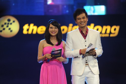 Hai MC của Sao mai điểm hẹn 2012: Mỹ Lan - Danh Từng Hai MC của Sao mai điểm hẹn 2012: Mỹ Lan - Danh Từng