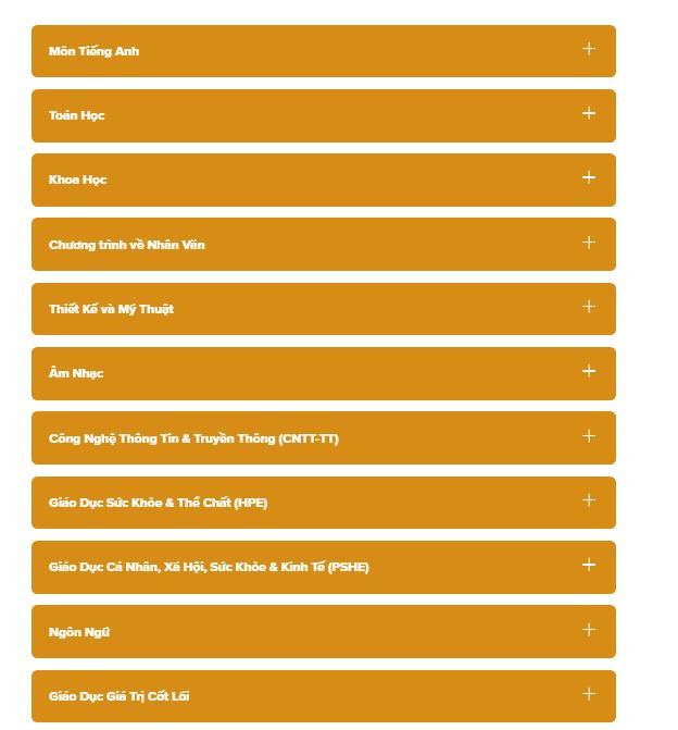 Các môn học chương trình tiểu học được giới thiệu trên website. Các môn học chương trình tiểu học được giới thiệu trên website.