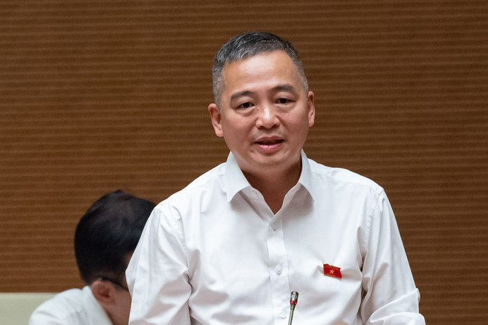 Đại biểu Nguyễn Lân Hiếu (đoàn Bình Định). Ảnh: quochoi.vn.