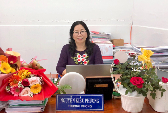 Cô Nguyễn Kiều Phương - Trưởng phòng Giáo dục và Đào tạo quận Bình Thủy (thành phố Cần Thơ). Ảnh: NVCC. Cô Nguyễn Kiều Phương - Trưởng phòng Giáo dục và Đào tạo quận Bình Thủy (thành phố Cần Thơ). Ảnh: NVCC.