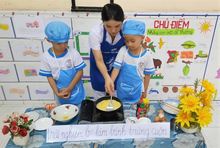 Giờ học tại cơ sở mầm non ngoài công lập trên địa bàn có khu công nghiệp quận Bình Thủy (thành phố Cần Thơ). Ảnh: NVCC. Giờ học tại cơ sở mầm non ngoài công lập trên địa bàn có khu công nghiệp quận Bình Thủy (thành phố Cần Thơ). Ảnh: NVCC.