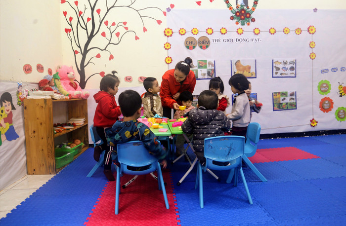 Một giờ học tại cơ sở giáo dục mầm non ngoài công lập trên địa bàn tỉnh. Ảnh: backan.gov.vn. Một giờ học tại cơ sở giáo dục mầm non ngoài công lập trên địa bàn tỉnh. Ảnh: backan.gov.vn.