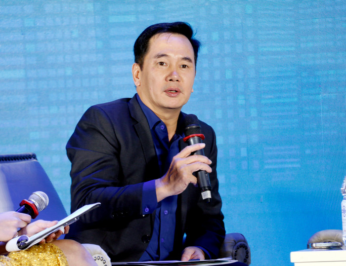 Ông Nguyễn Trung Vũ - Chủ tịch Hội đồng quản trị Cen Land chia sẻ tại tọa đàm. Ông Nguyễn Trung Vũ - Chủ tịch Hội đồng quản trị Cen Land chia sẻ tại tọa đàm.