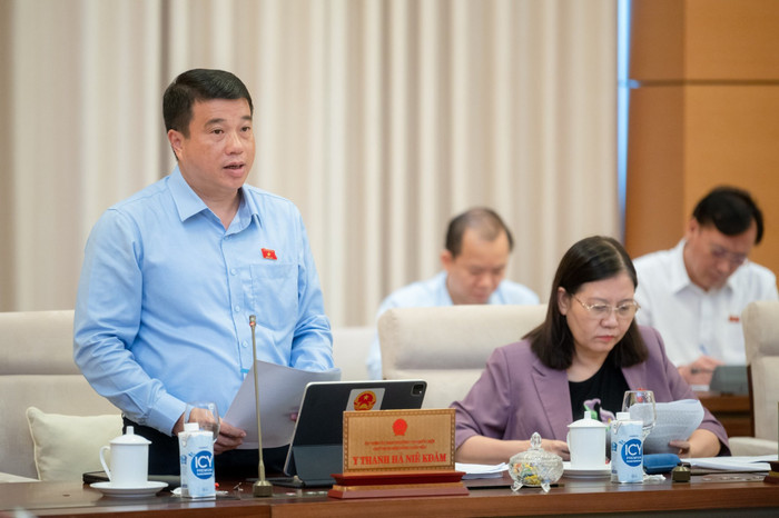 Chủ tịch Hội đồng Dân tộc Y Thanh Hà Niê Kđăm. .Ảnh: quochoi.vn.