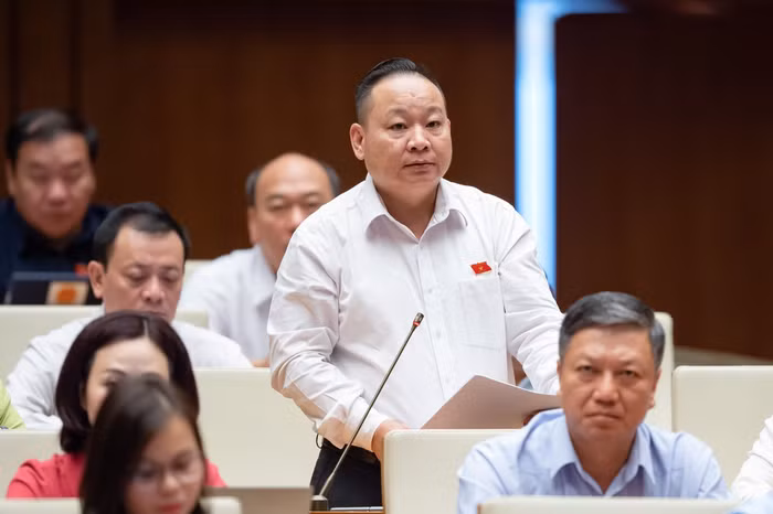 Đại biểu Quốc hội Tráng A Dương (đoàn Hà Giang). Ảnh: quochoi.vn.