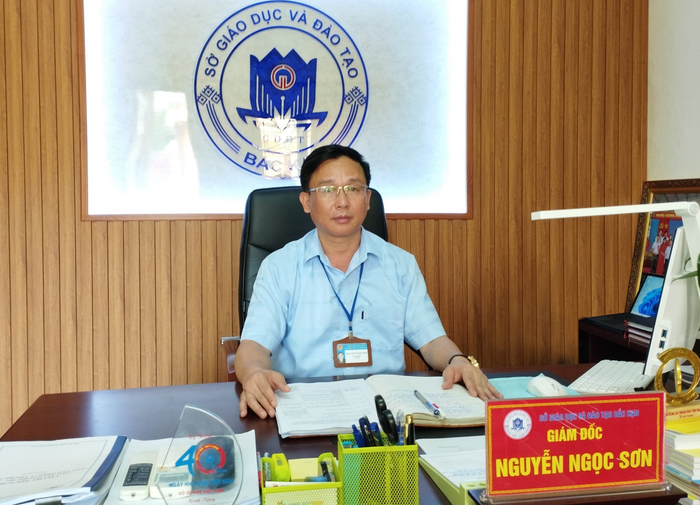 Ông Nguyễn Ngọc Sơn - Giám đốc Sở Giáo dục và Đào tạo tỉnh Bắc Kạn. Ảnh: NVCC.