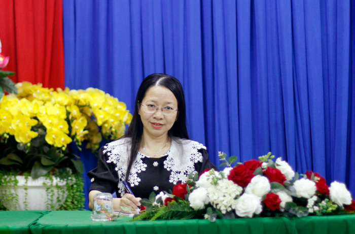 Cô Đặng Thị Thanh Lam - Phó Hiệu trưởng Trường Trung học cơ sở Bình Chuẩn 2 chia sẻ về những nỗi lo của nhà trường khi triển khai chương trình giáo dục phổ thông 2018.