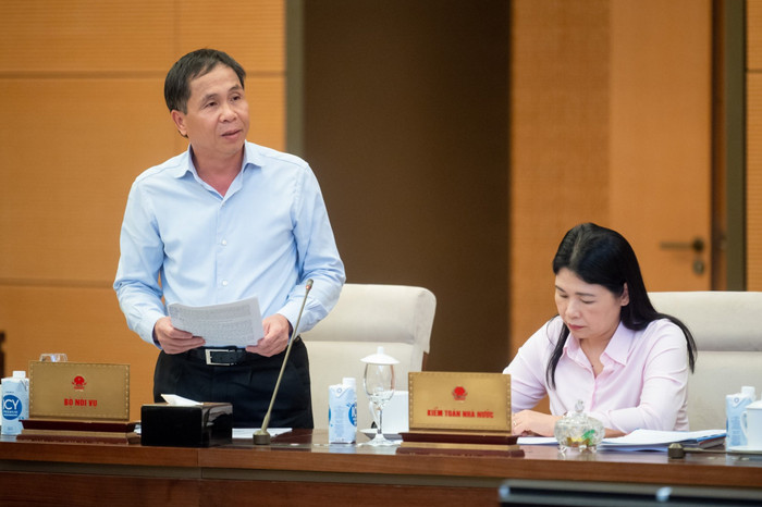 Thứ trưởng Bộ Nội vụ Triệu Văn Cường. Ảnh: quochoi.vn.