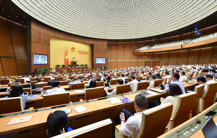 Toàn cảnh phiên họp chiều ngày 31/5. Ảnh: quochoi.vn.