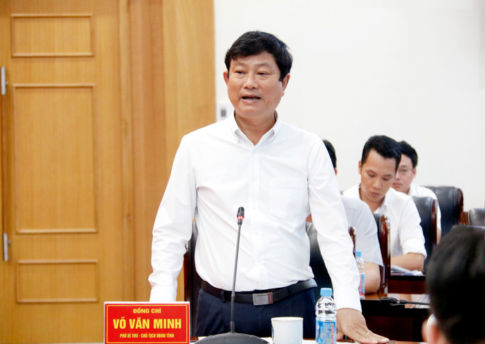 Ông Võ Văn Minh - Chủ tịch Ủy ban nhân dân tỉnh Bình Dương. Ảnh: Mộc Trà. Ông Võ Văn Minh - Chủ tịch Ủy ban nhân dân tỉnh Bình Dương. Ảnh: Mộc Trà.