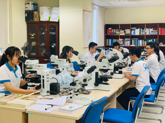 Sinh viên trong tiết học thực hành. Ảnh: NVCC. Sinh viên trong tiết học thực hành. Ảnh: NVCC.