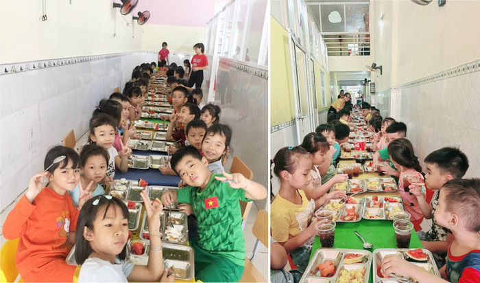 Theo các thầy cô, việc cho học sinh ăn bán trú ngoài nhà trường cũng gây ra những khó khăn, phức tạp trong quản lý, đảm bảo an toàn cho học sinh. Ảnh: NTCC. Theo các thầy cô, việc cho học sinh ăn bán trú ngoài nhà trường cũng gây ra những khó khăn, phức tạp trong quản lý, đảm bảo an toàn cho học sinh. Ảnh: NTCC.