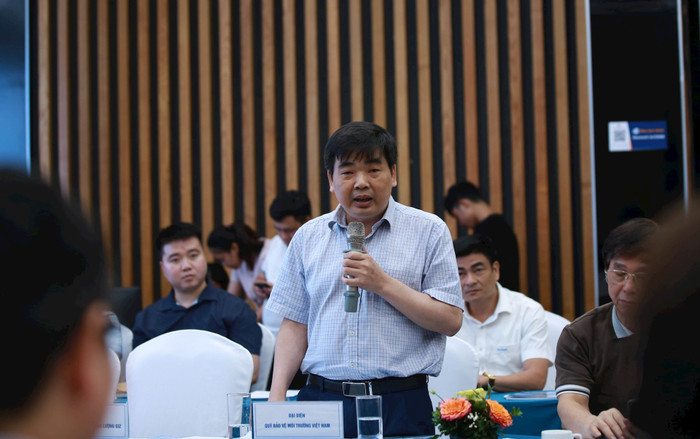 Ông Phạm Văn Triệu - Phó Giám đốc Quỹ Bảo vệ môi trường Việt Nam. Ông Phạm Văn Triệu - Phó Giám đốc Quỹ Bảo vệ môi trường Việt Nam.