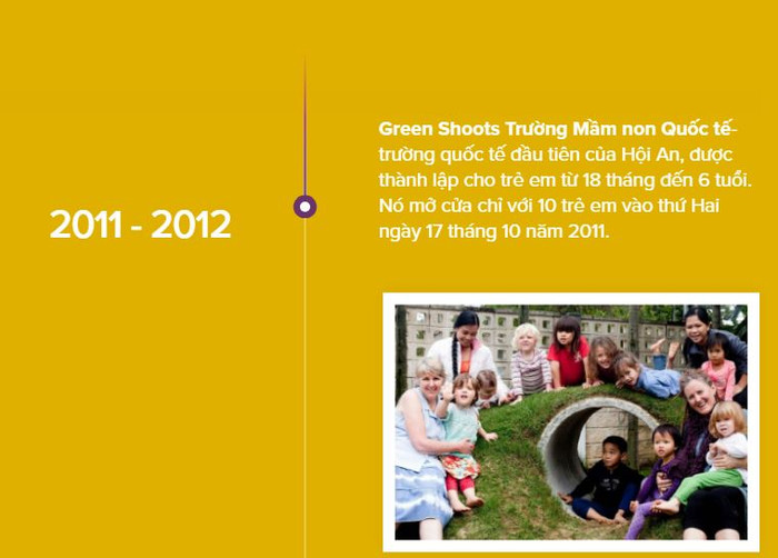 Thông tin về năm thành lập được giới thiệu trên website. Thông tin về năm thành lập được giới thiệu trên website.