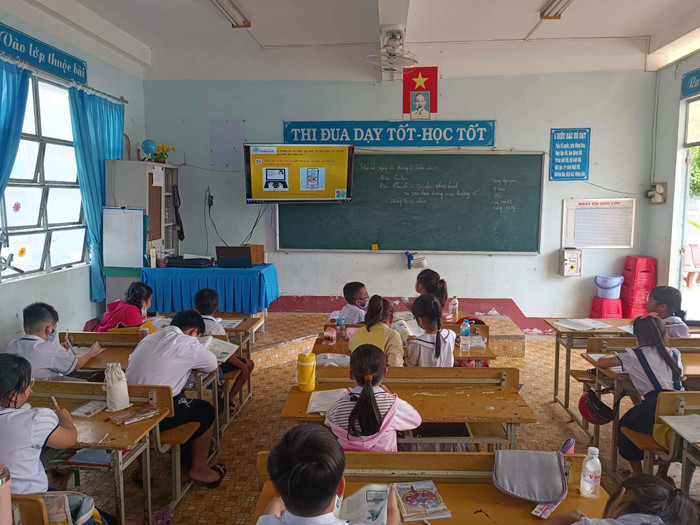 Tiết Tin học với dạng bài không sử dụng máy tính. Ảnh: NVCC. Tiết Tin học với dạng bài không sử dụng máy tính. Ảnh: NVCC.