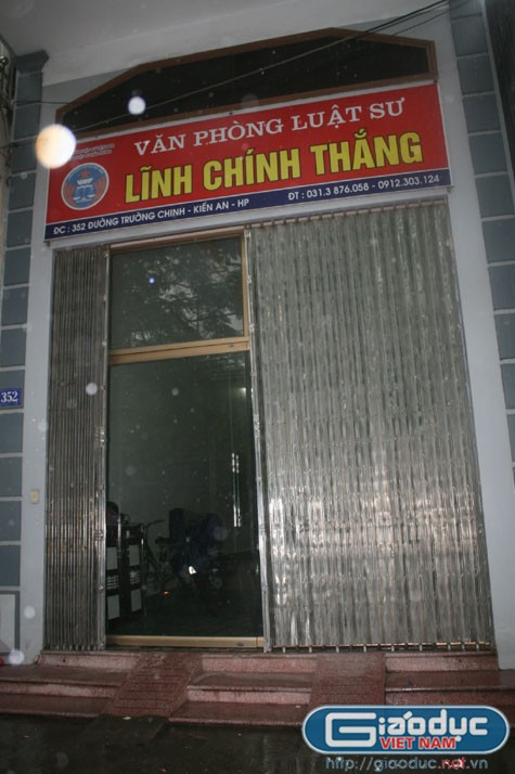 Văn phòng luật sư, nơi luật sư Lĩnh làm Trưởng văn phòng Văn phòng luật sư, nơi luật sư Lĩnh làm Trưởng văn phòng