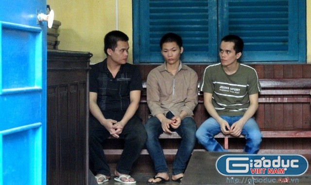 Các bị cáo tại phiên tòa phúc thẩm. Các bị cáo tại phiên tòa phúc thẩm.