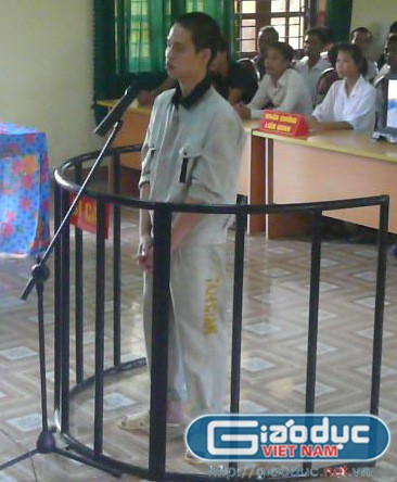 Bị cáo Nguyễn Công Đức tại tòa Bị cáo Nguyễn Công Đức tại tòa