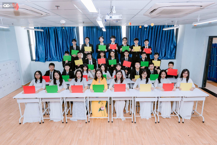 Với 27 lượt học sinh đỗ vào các trường chuyên với nhiều học sinh thủ khoa, tuyển thẳng…, 9G0 trở thành một trong những tập thể lớp sáng giá nhất của trường Newton