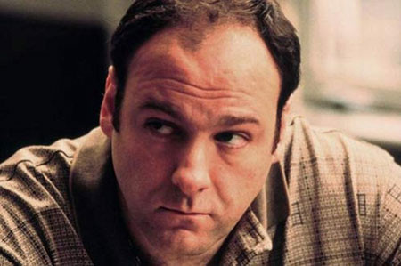 James Gandolfini trong vai Tony Soprano.
