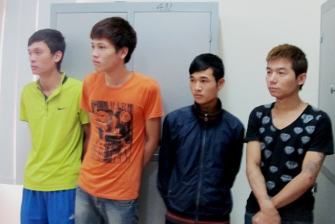 Các đối tượng bị bắt tại cơ quan công an Đống Đa (Hà Nội) Các đối tượng bị bắt tại cơ quan công an Đống Đa (Hà Nội)