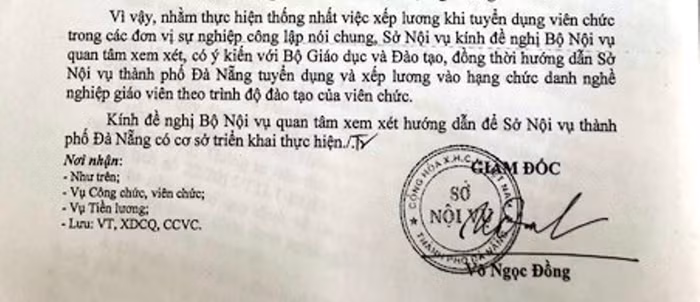 Đà Nẵng kiến nghị Bộ Nội vụ xem xét lại những quy định bất cập trong ba Thông tư liên tịch. Ảnh: TT Đà Nẵng kiến nghị Bộ Nội vụ xem xét lại những quy định bất cập trong ba Thông tư liên tịch. Ảnh: TT