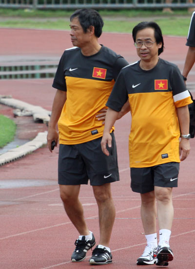 Ông Ngô Lê Bằng và ông Nguyễn Lân Trung.