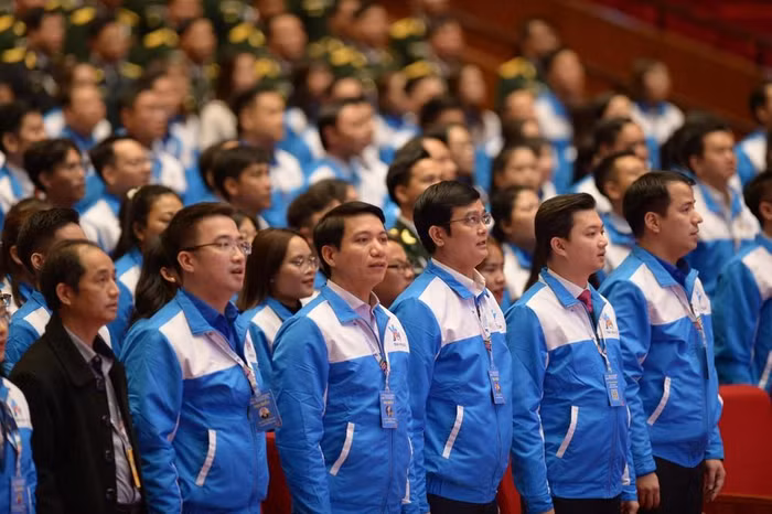 Các đại biểu dự phiên làm việc đầu tiên của Đại hội ngày 14/12. Ảnh: doanthanhnien.vn