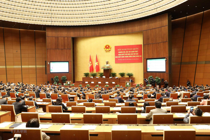 Quang cảnh hội nghị. (Ảnh: Phương Hoa/TTXVN) Quang cảnh hội nghị. (Ảnh: Phương Hoa/TTXVN)