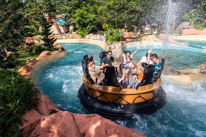 “Ngôi làng chiến binh” – Trò chơi cảm giác mạnh mới tại VinWonders Phú Quốc.