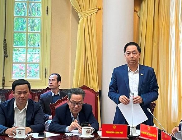 Phó Tổng Thanh tra Chính phủ Trần Ngọc Liêm thông tin tại buổi họp báo. Ảnh: TH. Phó Tổng Thanh tra Chính phủ Trần Ngọc Liêm thông tin tại buổi họp báo. Ảnh: TH.