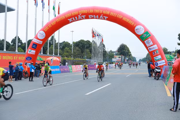 Chặng đua cuối cùng của giải xe đạp Truyền hình Bình Dương lần thứ IX năm 2022 Cúp Number 1 có lộ trình lộ trình 79km từ Thành phố mới Bình Dương đi huyện Bắc Tân Uyên.