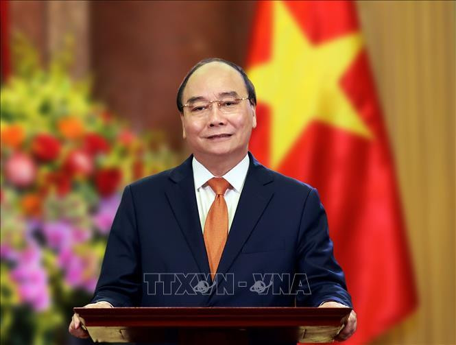Chủ tịch nước Nguyễn Xuân Phúc. Ảnh: Thống Nhất/TTXVN Chủ tịch nước Nguyễn Xuân Phúc. Ảnh: Thống Nhất/TTXVN