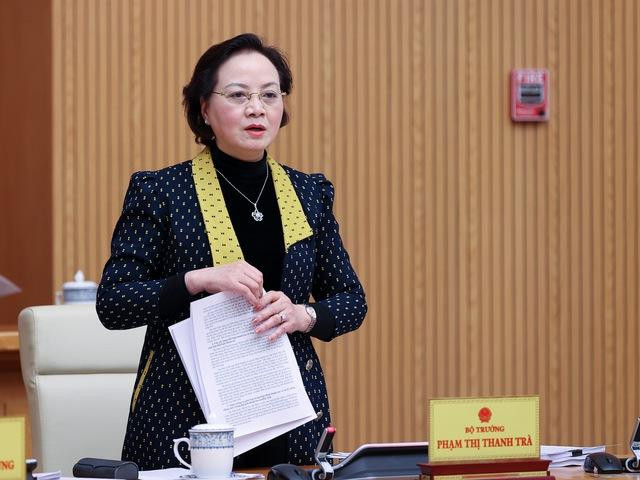 Bộ trưởng Nội vụ Phạm Thị Thanh Trà vừa ký quyết định phê duyệt kế hoạch thanh tra năm 2023 thuộc các lĩnh vực tuyển dụng, bổ nhiệm công chức, viên chức; thi đua khen thưởng, tôn giáo đối với 35 cơ quan, đơn vị, địa phương. Ảnh VGP/Nhật Bắc Bộ trưởng Nội vụ Phạm Thị Thanh Trà vừa ký quyết định phê duyệt kế hoạch thanh tra năm 2023 thuộc các lĩnh vực tuyển dụng, bổ nhiệm công chức, viên chức; thi đua khen thưởng, tôn giáo đối với 35 cơ quan, đơn vị, địa phương. Ảnh VGP/Nhật Bắc