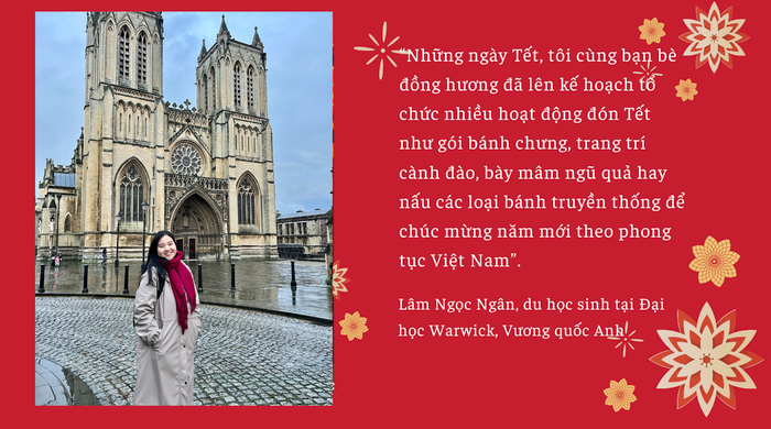 Lâm Ngọc Ngân (sinh năm 2002) du học sinh tại Đại học Warwick, Vương quốc Anh.