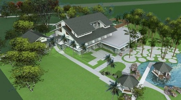 Trong thiết kế, khi hoàn thiện, dự án sẽ là những ngôi biệt thự được thiết kế hiện đại với không gian hoà vào thiên nhiên với vườn cây, bể bơi, sân chơi Trong thiết kế, khi hoàn thiện, dự án sẽ là những ngôi biệt thự được thiết kế hiện đại với không gian hoà vào thiên nhiên với vườn cây, bể bơi, sân chơi