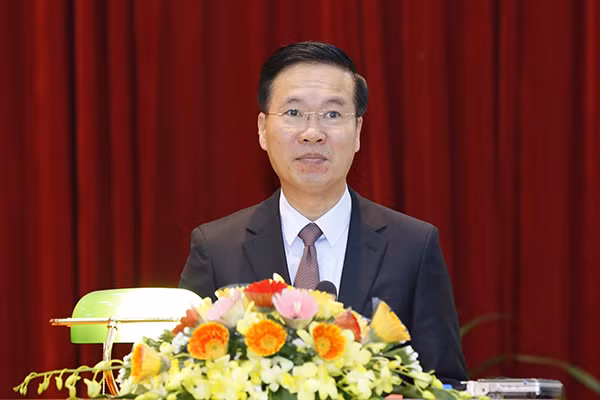 Chủ tịch nước Võ Văn Thưởng (ảnh: Báo Chính phủ)