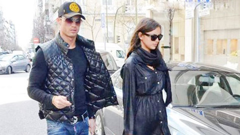 Ronaldo cùng người tình vừa trải qua một phen hú vía